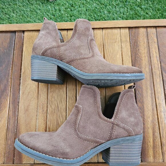 Suede ankle booties from Sonoma Goods For Life - Tan - Picture 3 of 6